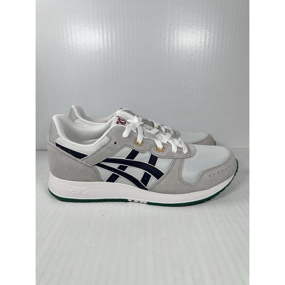 Size 8.5 Mens Asics Lyte Classic Gray White Suede Shoes Sneakers Athletic NEW